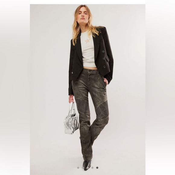 NWOT Free People Vector Moto Flare - Picture 11 of 11
